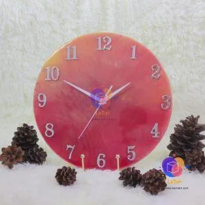 Nội Thất Sáng Tạo với Epoxy Resin Art 20 Đồng Hồ Resin Mứt Dâu Strawberry Jam & Marmalade SJ25