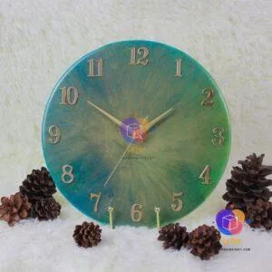 Nội Thất Sáng Tạo với Epoxy Resin Art 38 Đồng Hồ Resin Đêm Đại Dương Ocean Night ON06