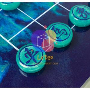Bàn cờ tướng - Handcrafted Xiangqi Board - Resin Design